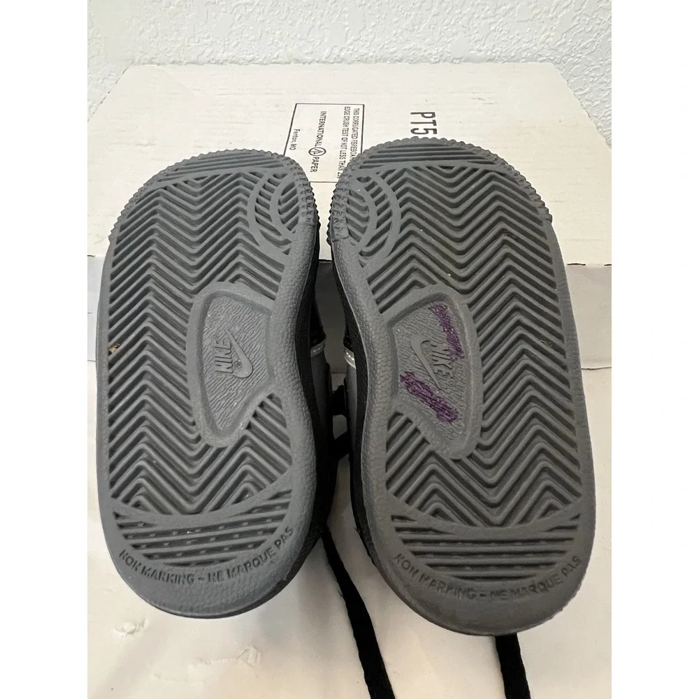 Nike Air Zoom Infiltrator Black Gray Toddler Child 5C Checkered 312818-002 2008
